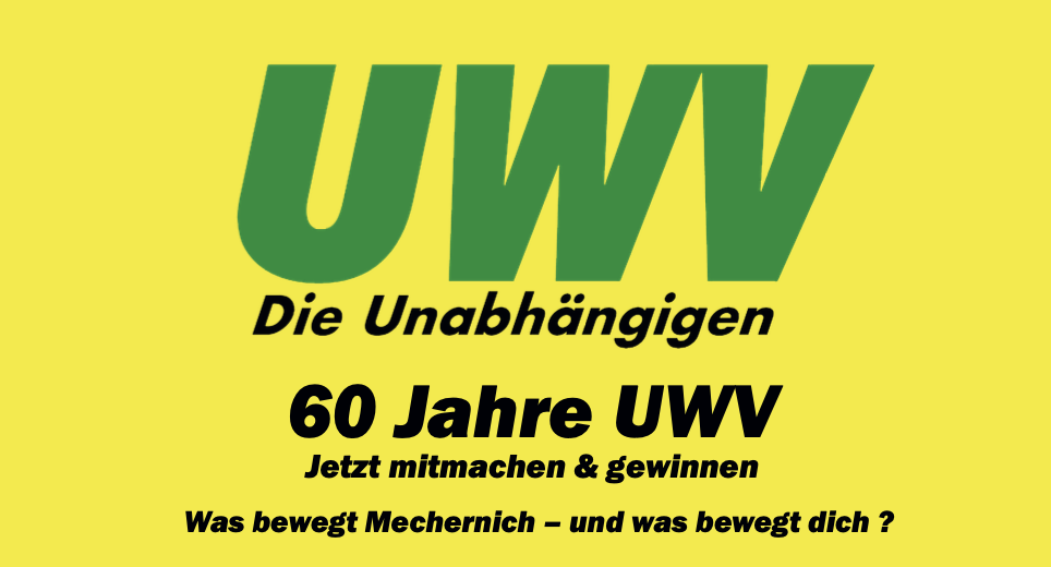 60 Jahre UWV Die Unabhängigen